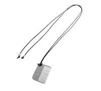 AOOOWER Fashionable Silver Comb Necklace Accessory for Hair Grooming on the Way