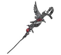 AOOOWER Gothic Crow Ear Cuff with Thorns Designs Jewelry Accessory for Trendy Fashion Enthusiasts Seek Unique Styles Daily