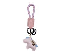 AOOOWER Handmade Leather Keychain Symbolizing Good Luck and Prosperity Horse Pendant Key Rings for Couples and Car