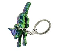AOOOWER Handmade Leather Keychain Symbolizing Good Luck and Prosperity Horse Pendant Key Rings for Couples and Car