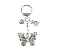 AOOOWER Hollow Butterfly Charm Keychains Sweet Cool Pendant Car Keyring Backpack Decoration Fashion Jewelry for Women