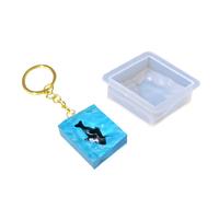 AOOOWER Large Square Resin Mould for Epoxy Resin Deeps Cube Silicone Castes Accessory for Flower Preservation