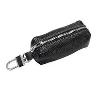 AOOOWER Leather Men Women Key Holder Keychain Bag Car Keys Holder Multifunctional Small Wallet Purse, 9.5cm*4cm*4cm, cortex, no gemstone