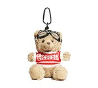 AOOOWER Lovely Bear Keychain Pendant for Bag and Key Plush Keyring Phone Charm Animal