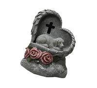 AOOOWER Memory Pet Memorials Garden Stones Temporary Grave Marker Simple Pet Memorials For Indoor Or Outdoor Use