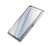 AOOOWER Modern Card Display Case For Collectible Graded Cards Metal Frame Scratchproof Locking Systems Protector Display Case