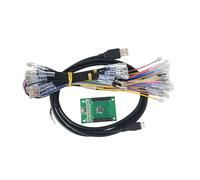 AOOOWER Multiple Systems Joystick PCB Wiring Supports LED Button & Coin Mechanism Integration For PC Devices Use PCB+Wire Game Accessories