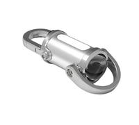 AOOOWER Portable LED Work Light Keychain Pendant USB Rechargeable Flashlight Keyring for Camping Pocket Sized