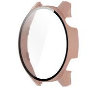 AOOOWER Protective Covers for Watch 46mm Smartwatch with Glass Film Integrated Screen Guard Shockproof Easy