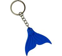 AOOOWER Silicone Mermaids Tail Keychain Pendant Stylish Diving Theme Keyring Soft Touch Decorative Key Rings for Bags