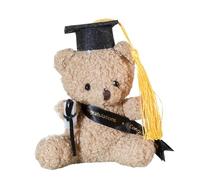 AOOOWER Stuffed Bear Toy for University Graduation Party Cute Graduation Bachelors Party Souvenir Bear Toy