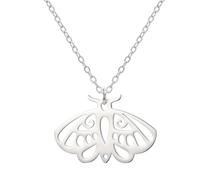 AOOOWER Stylish Gothic Moth Necklace Stylish Necklace Featuring a Moth Pendant Unique Neckchain Adornment for Gifts