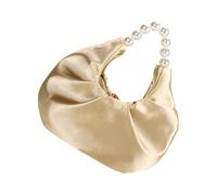 AOOOWER Thin Sateen Stone Embellished Crossbody Bag Multiple Transporting Approaches Exemplary For Work Travel Holiday Elegant Sateen Bag For Daily Travel