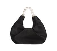 AOOOWER Thin Sateen Stone Embellished Crossbody Bag Multiple Transporting Approaches Exemplary For Work Travel Holiday Elegant Sateen Bag For Daily Travel