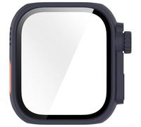 AOOOWER Toughened Glass Screen Protector Integrated Full Coverage Antiscratch Shell Watch Housing Sleeve Guard for Watch Fit