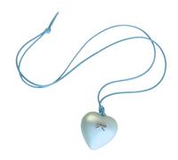 AOOOWER Unique Acrylic Necklace with Bowknot and Heart Fashionable Neckpiece for Women