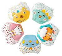 AOOPOO 5 Pack Baby Potty Training Pants for Infants, Cute Baby Toddler Boys Girls Potty Training Pants Reusable Colorful Cartoon Animal Underwear, 0-24 Months