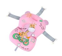 AOOPOO Baby Bath Cushion Pad, Baby Bather Infant Bath Support Newborn Bath Seat Pad, Soft Baby Bath Pillow Non-Slip Bath Tub Cushion Cute Bath Mat for Newborn 0-12 Month (Pink)