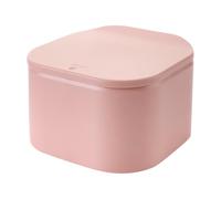AOOPOO Desk Bin Trash Can with Lid, Mini Portable Table Waste Bin Desktop Dustbin for Home Living Room Kitchen Bathroom Office Car Indoor Small Trash Can