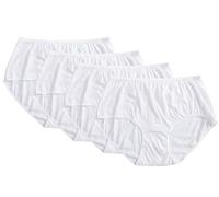 AOOPOO Pack of 4 Women's 100% Cotton Disposable Briefs Large Size Underwear Disposable Hospital Maternity Panties for Pregnancy, Childbirth, Travel, Massage, M-4XL
