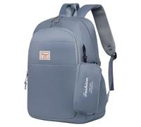 AOOPOO School Bag for Back To Bags Unisex Girls Boys Primary Junior High Lightweight Large Capacity Rucksack Multi-Compartment Solid Colour Bookbag Elementary and with Pencil Case