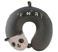 AOOPOO Travel Pillow Memory Foam Kids Neck Pillow Cute Cartoon Animal Shape Neck Support for Kids And Adults Travel Car Aeroplane Train (Panda)