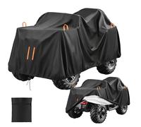 AOOSA ATV Cover, Waterproof 4 Wheelers Quad Cover with Storage Bag Reflective Stripe 210D Oxford Fabric Anti Dust Bird Droppings UV-resistant 210x120x115CM