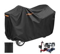 AOOSA Mobility Scooter Covers 124x58x99CM, with Storage Bag 210D Oxford Fabric Anti Dust Waterproof Bird Droppings UV-resistant for Most 3 or 4 Wheels Mobility Scooters