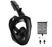 AOOSA Snorkel Mask Full Face, 180° Panoramic View Snorkeling Mask Adult with Detachable Camera Mount, Anti-fog & Anti-leak Snorkel Mask, Free Breathe Dry Top Foldable Snorkel Set for Adults Youth