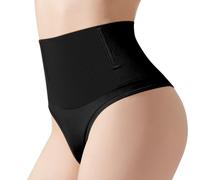 AOOSA Thong Shapewear for Women, Tummy Control Body Shaper, Seamless Invisible Control Knickers Thong Pants, High Waist Style & Butt Lifter, Women's Shaping Underwear for Working Wedding Party