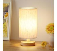 Aooshine Bedside Lamps, Table Lamp for Bedroom, Small Lamps for Living Room - Simple Bed Side Lamp with Button Switch for Kids Room, Study, Dorm, Office, Shelves(Bulb Included)