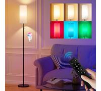 Aooshine Floor Lamp, 64" Colour Changing & Brightness Standing RGB