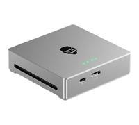 AOOSTAR TB4S SSD Case M.2 NVMe External Enclosure 4 Bay USB4.0 40Gbps Oculink Port Supports up to 16TB Storage with LED Light 4 Slots Hard Disk-Case with Cooling Fan