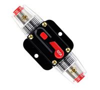 AOOSU 1-Pack 100A Automotive Circuit Breaker, Audio Circuit Breaker, Manual Reset Circuits Breakers, 12V-24V DC Fuse Holder, Resettable Fuse, Plug-in Fuse Box, Suitable for Cars, Boats
