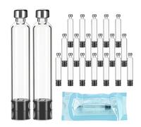 AOOSU 20Pcs 3ml Replacement Cartridge for Peptide Pen, Peptide Needles Individually Sealed Refill Cartridges, Reusable Peptides Pen 3ml Pens Dartridge Fit V1 V2 Series Pens