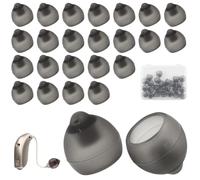 AOOSU Hearing Aid Domes, Hearing Aids Accessories, 26 pcs Hearings Aid Domes for Phonak Vented 4.0 Replacements, Hearings Aid Ear Caps Small Size 9mm