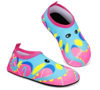 AOOSU Kids Water Shoes, Kids Swim Water Shoes Lightweight Toddlers Baby Aqua Socks, Toddler Non-Slip Quick Dry Wet Swimming Pool Shoes, Children Pool Shoes for Children Boys Girls