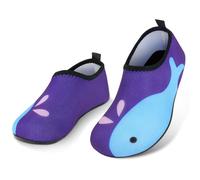 AOOSU Kids Water Shoes, Kids Swim Water Shoes Lightweight Toddlers Baby Aqua Socks, Toddler Non-Slip Quick Dry Wet Swimming Pool Shoes, Children Pool Shoes for Children Boys Girls