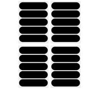 AOOSU Reflective Sticker Kit, 20 Retro Bicycle Reflective Tape Universal, Night high Visibility Safety Suitable for Bicycles Scooters Strollers, Black 7 * 1.8cm