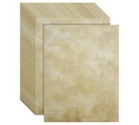 AOOSU60 Sheets Vintage Letter Papers, A4 Old Looking/Vintage Design Craft Certificate Document Paper, Antique Aged Writing Papers Similar to Parchment Paper for Invites Letters Writing Printing DIY