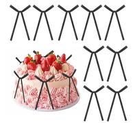 AOOTE 40 Pcs Black Bowknot Cake Toppers,Bow Cake Decorations Picks,Baby Shower Cake Toppers,Black Bows for Cake for Kids Birthday Wedding Party Wedding Anniversary Cake Decorations Supplies