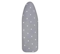 AOOTE Ironing Board Covers, 125 x 46cm Stretch Elasticated Replacement Ironing Board Covers with 100% Cotton, Heat Reflective Iron Boards Cover, Top and Thick Padding, Easy Fit, Resist Scorching