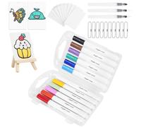 AOOTE Magics 3D Foam Texture Painting, 36Pcs Magic Puffy Paint Kit, DIY Bubble Drawing Pens, Magic Puffy Paint Craft Paper for Handmade, Creative DIY Art Gift for Kids & Adult