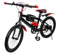 AOOUNGM 20 Inch Mountain Bike, 7 Speed Kids Bicycle with Caliper Braking, Youth Bike for Boys and Girls, Kids Mountain Bike for 9-14 Years Old, Red