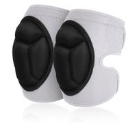 AOOWU 1 Pair Knee Pads Work, 20MM Thick Knee Pads Gardening, Knee Pads for Men and Women, Anti-Slip Collision Avoidance Knee Sleeve for House Cleaning, Construction, Flooring, Garden, Grey