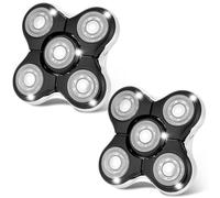AOOWU 2PCS Shaver Replacement Heads Compatible with Remington Balder Pro RX5/XR7000/XR1500 Electric Head Shaver, Floating Shaver Heads Replacement, Wet & Dry Head Shaver, 5 Dual Track Heads