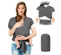 AOOWU Baby Wrap, Baby Wrap Carrier, Lightweight Hands Free Baby Carrier Sling, Stretchy Infant Wrap, Adjustable Toddler Carriers, Infant Sling Wrap