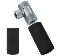 AOOWU CO2 Inflator with 2PCS Insulated Sleeve, Bicycle Tire Pump Compatible with Presta and Schrader Valve Compatible, Quick & Easy, Road Mountain Bikes Tire Pump, No CO2 Cartridges Included