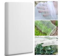 AOOWU Garden Insect Netting Fine Mesh, 2x5m Vegetable Protection Net for Fruits, Flowers, Crops, Anti Bird Butterfly Netting, Raised Bed Barrier, Tunnel Fine Mesh for Greenhouse Row Covers