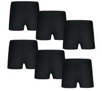 AOOWU Gymnastics Shorts for Girls, 6PCS Girls Dance Shorts, Ballet Dance Tumbling Athletic Shorts 5-10 Years, Workout Gym Sports Yoga Cycling Running Booty Shorts Black